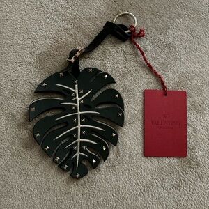Valentino Garavani KeyChain/ Bag Leaf Charm